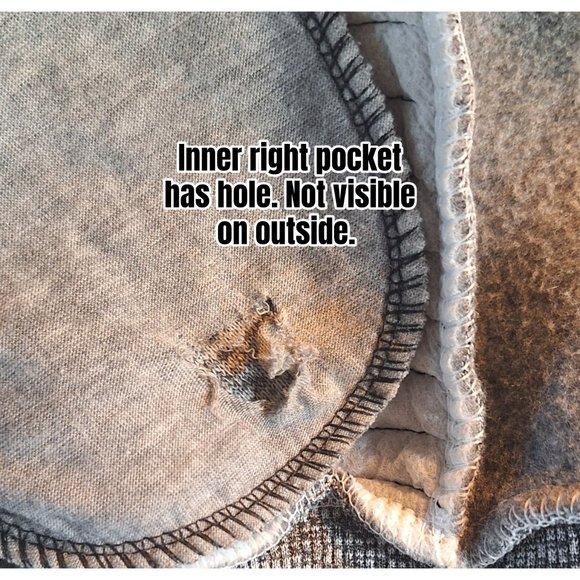 Coney Island Marled Black White Hoodie Fleece Lined Kids 14-16 Zip Sweatshirt - Picture 5 of 8